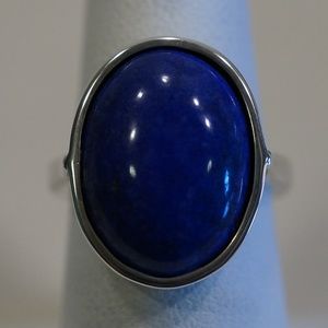 Sterling Silver (.925) Genuine Lapis Lazuli Ring